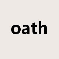 oath是什么意思