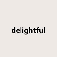 delightful是什么意思