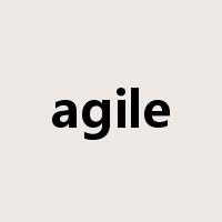 agile是什么意思