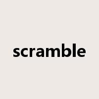 scramble是什么意思