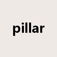 pillar是什么意思