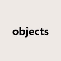 objects是什么意思