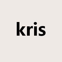 kris是什么意思