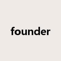 founder是什么意思