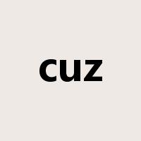 cuz是什么意思