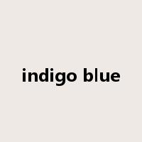 indigo blue是什么意思