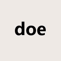 doe是什么意思