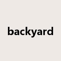 backyard是什么意思
