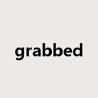 grabbed是什么意思