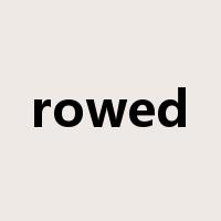 rowed是什么意思