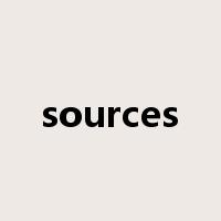 sources是什么意思