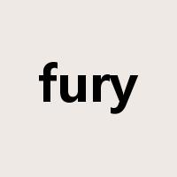 fury是什么意思