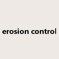 erosion control是什么意思