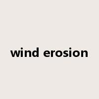 wind erosion是什么意思