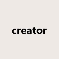 creator是什么意思