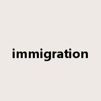 immigration是什么意思