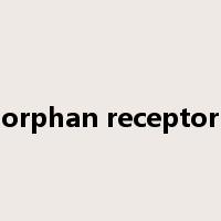 orphan receptor是什么意思