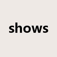 shows是什么意思