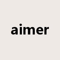 aimer是什么意思