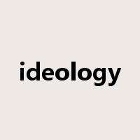 ideology是什么意思