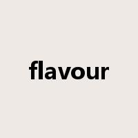 flavour是什么意思