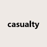 casualty是什么意思
