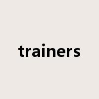 trainers是什么意思