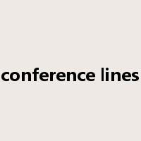 conference lines是什么意思