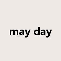 may day是什么意思