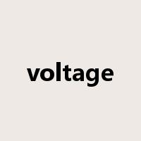 voltage是什么意思