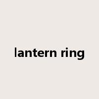 lantern ring是什么意思