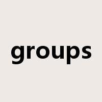 groups是什么意思