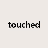 touched是什么意思