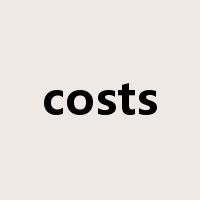 costs是什么意思