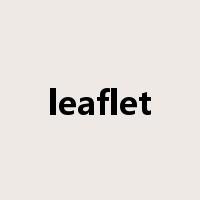 leaflet是什么意思