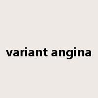 variant angina是什么意思