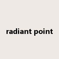 radiant point是什么意思