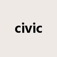 civic是什么意思