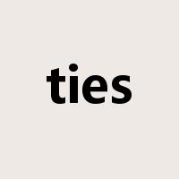 ties是什么意思