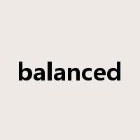 balanced是什么意思