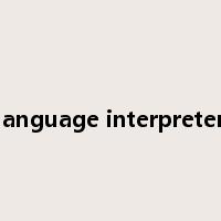 language interpreter是什么意思