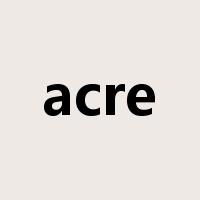 acre是什么意思