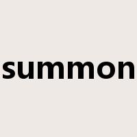 summon是什么意思