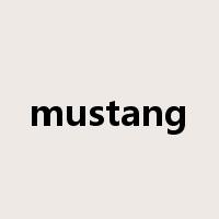 mustang是什么意思