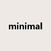 minimal是什么意思