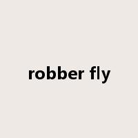 robber fly是什么意思