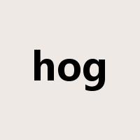 hog是什么意思