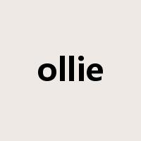 ollie是什么意思