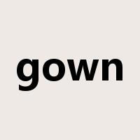 gown是什么意思