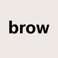brow是什么意思